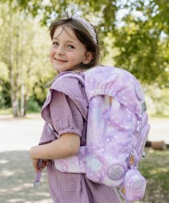 Skole Beckmann Skoletaske | Classic Saet Med 6 Dele, Unicorn Princess Purple