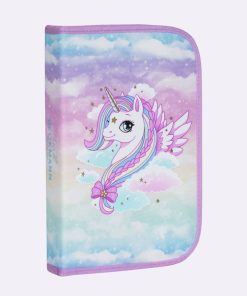 Skole Beckmann Skoletaske | Classic Maxi Saet Med 6 Dele, Unicorn