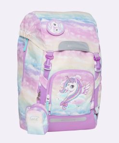 Skole Beckmann Skoletaske | Classic Maxi Saet Med 6 Dele, Unicorn