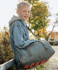 Skole Beckmann Gym Bag | Duffelbag Sport, Green Orange