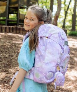 Skole Beckmann Skoletaske | Classic Maxi Saet Med 6 Dele, Unicorn Princess Purple