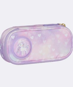 Skole Beckmann Skoletaske | Classic Maxi Saet Med 6 Dele, Unicorn Princess Purple