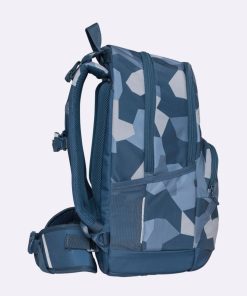 Skole Beckmann Rygsaek | Sport Junior, Blue Camo