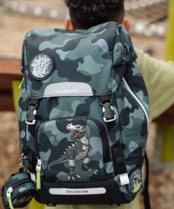 Skole Beckmann Skoletaske | Classic Maxi, Camo Rex