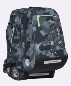 Skole Beckmann Skoletaske | Classic Maxi, Camo Rex