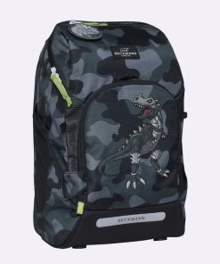 Skole Beckmann Skoletaske | Active Air Flx Saet Med 6 Dele, Camo Rex