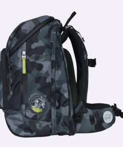 Skole Beckmann Skoletaske | Active Air Flx Saet Med 6 Dele, Camo Rex