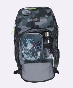 Skole Beckmann Skoletaske | Active Air Flx Saet Med 6 Dele, Camo Rex