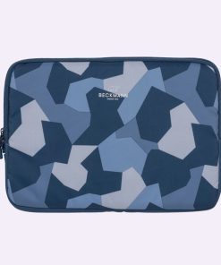 Ung / Studerende Beckmann | Laptop Sleeve, Blue Camo