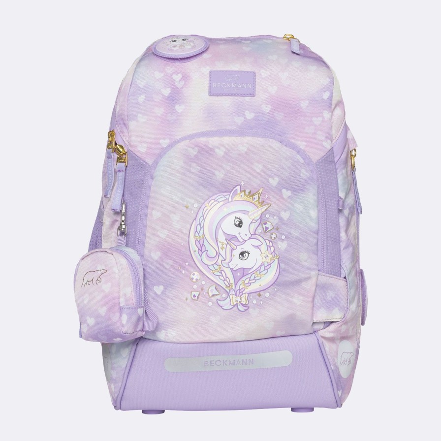 Skole Beckmann Skoletaske | Active Air Flx, Unicorn Princess Purple