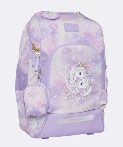 Skole Beckmann Skoletaske | Active Air Flx, Unicorn Princess Purple