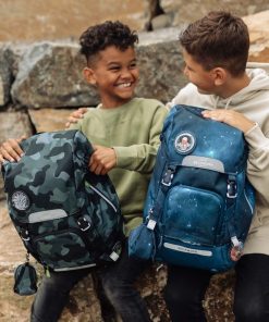 Skole Beckmann Skoletaske | Classic Maxi Saet Med 6 Dele, Camo Rex