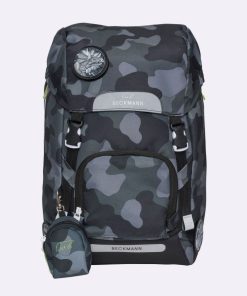 Skole Beckmann Skoletaske | Classic Maxi Saet Med 6 Dele, Camo Rex