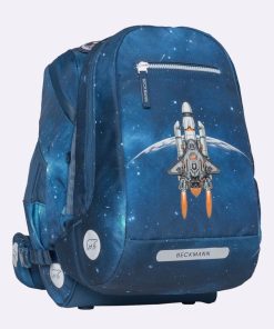 Skole Beckmann Skoletaske | Active Air Flx Saet Med 6 Dele, Space Mission