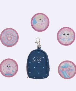 Skole Beckmann Tilbehor | Mini-Rygsaek Med Buttons, Pet Friends Blue