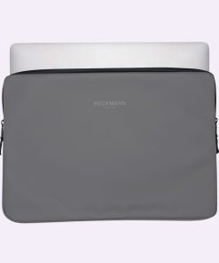 Ung / Studerende Beckmann | Laptop Sleeve Large Street, Grey