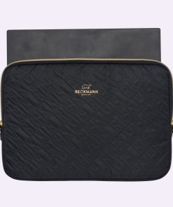 Ung / Studerende Beckmann | Laptop Sleeve, Black Gold