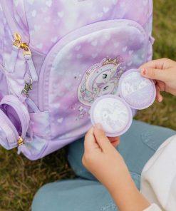 Skole Beckmann Buttons | Mini-Rygsaek Med Buttons, Unicorn Princess Purple