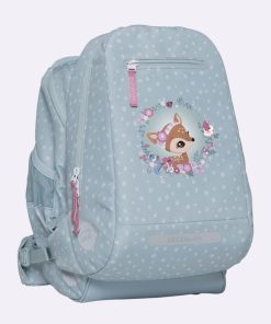 Skole Beckmann Skoletaske | Active Air Flx Saet Med 6 Dele, Forest Deer Dusty Mint