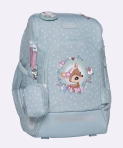 Skole Beckmann Skoletaske | Active Air Flx Saet Med 6 Dele, Forest Deer Dusty Mint