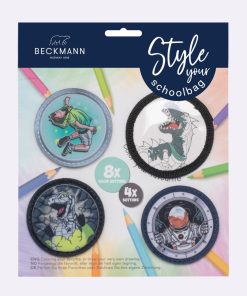 Skole Beckmann Tilbehor | Button Pakke Kreativ, Black