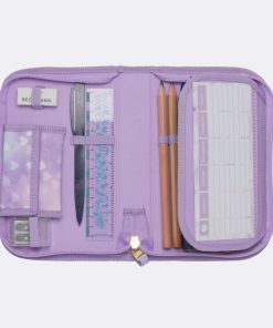 Skole Beckmann Skoletaske | Active Air Flx Saet Med 6 Dele, Unicorn Princess Purple